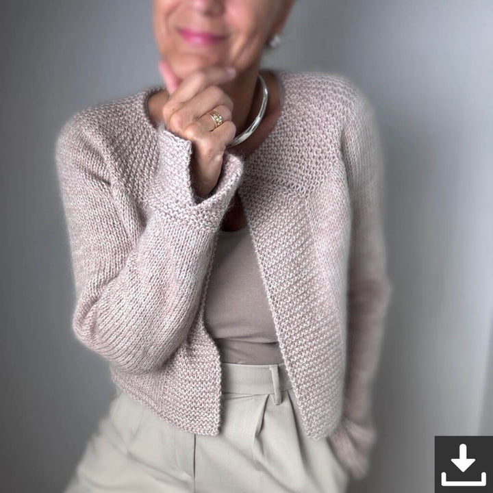 Hinterm Stein Pattern Strickjacke Turn around the Corner Strickanleitung - Hinterm Stein (PDF) Lieblingsgarn