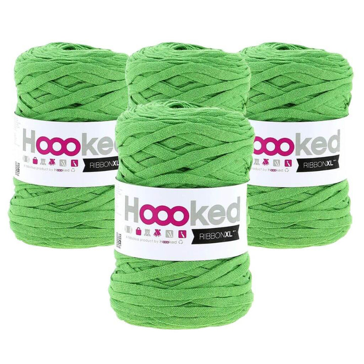 Hoooked Salad Green Hoooked RibbonXL 4er Spar-Set Lieblingsgarn