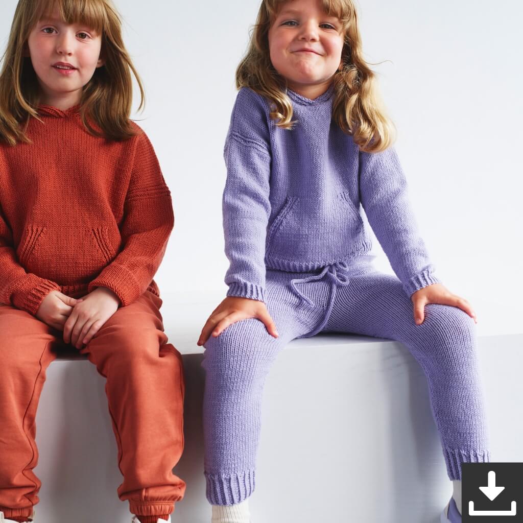 Lana Grossa Pattern Kinder Jogginghose Strickset - Lana Grossa (PDF) Lieblingsgarn