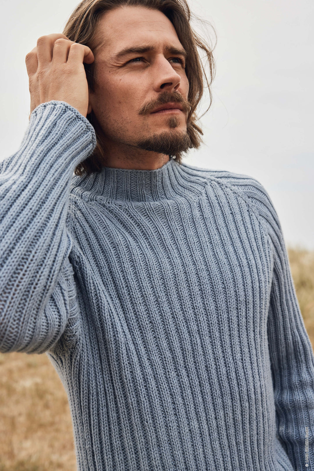 Lana Grossa Pattern Herren Raglanpullover Strickanleitung - Lana Grossa (Heft) Lieblingsgarn