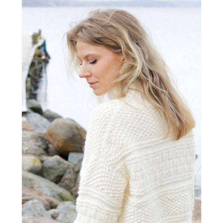 Drops Design Pattern Damen Pullover Ice Tide Strickanleitung - Drops (PDF) Lieblingsgarn