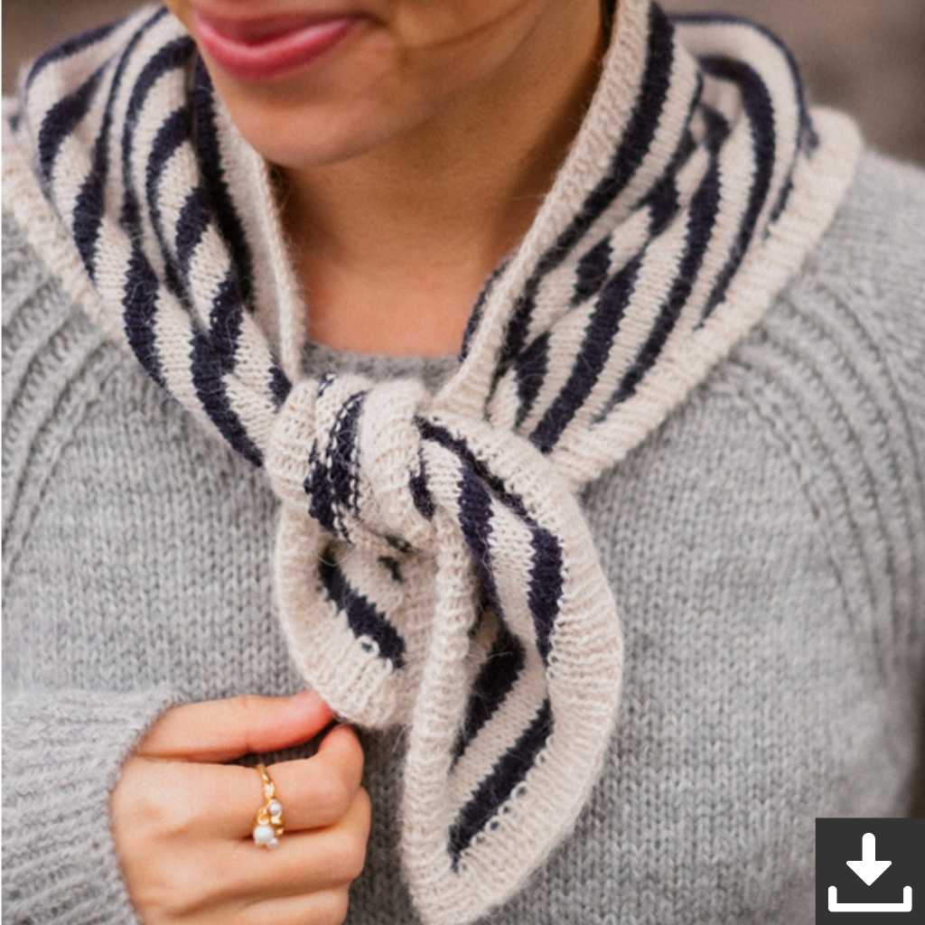 Lieblingsgarn In My Stripes Era Scarf Strickanleitung - Kutovakika (PDF, englisch) Lieblingsgarn