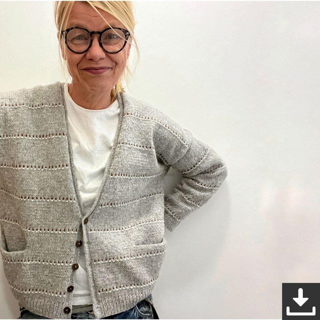 Strickjacke nonno Strickanleitung - Isabell Kraemer (PDF)