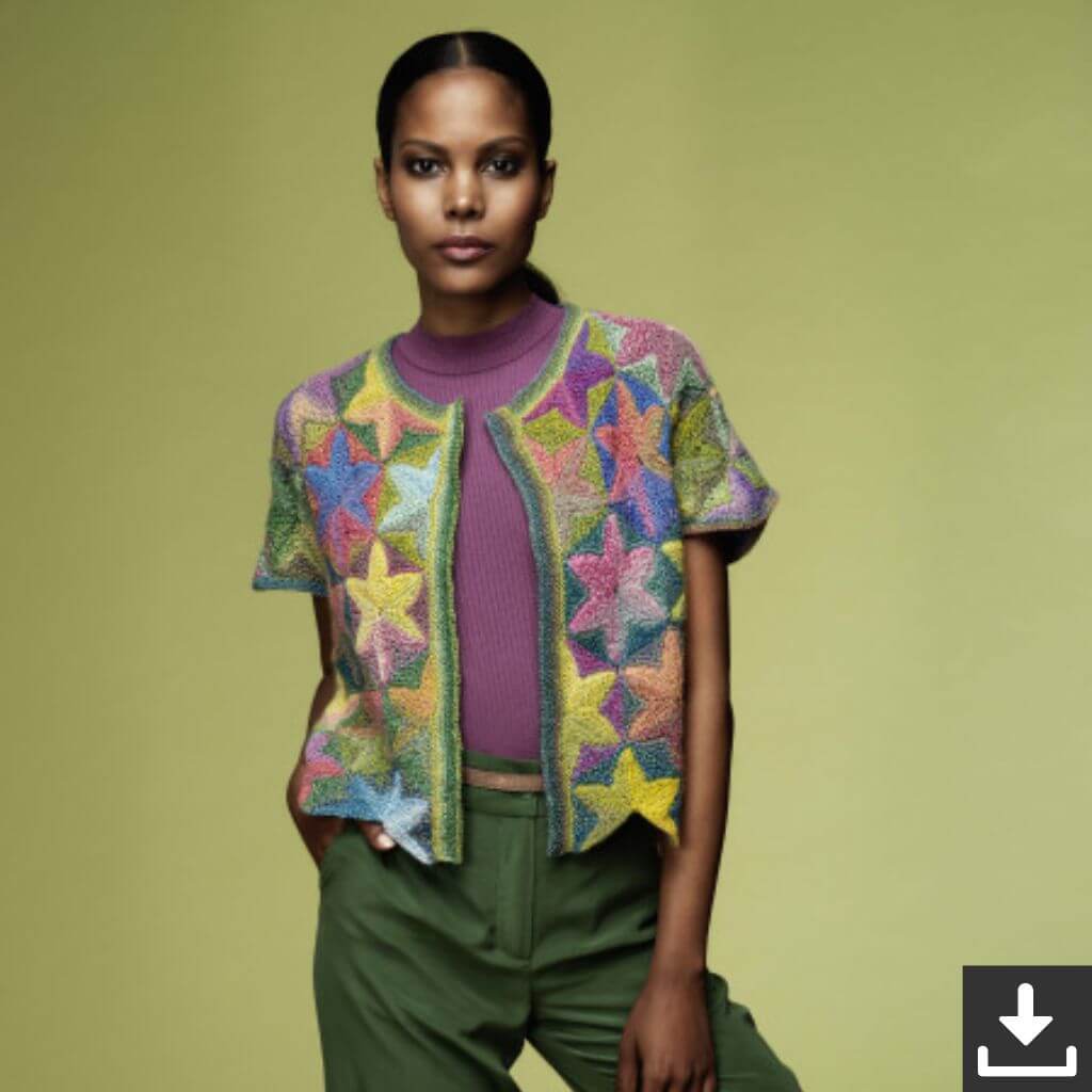 Schoppel Wolle Pattern Jacke Spring Painting Strickanleitung - Schoppel Wolle (PDF) Lieblingsgarn