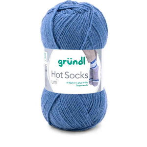 Gründl Hot Socks uni 50 Sockenwolle