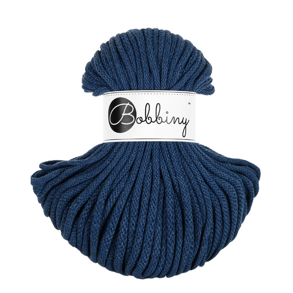 Bobbiny Makrameegarn Jeans Bobbiny Premium Kordel 5 mm x 50 m Lieblingsgarn