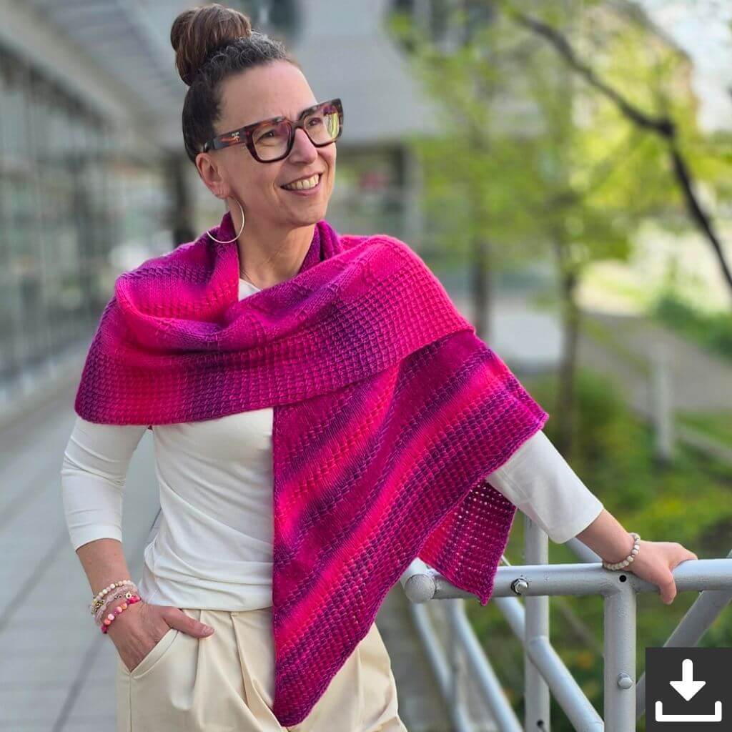 Joél Joél Design Pattern Tuch Halaka Strickanleitung - Joel Joel Design (PDF) Lieblingsgarn