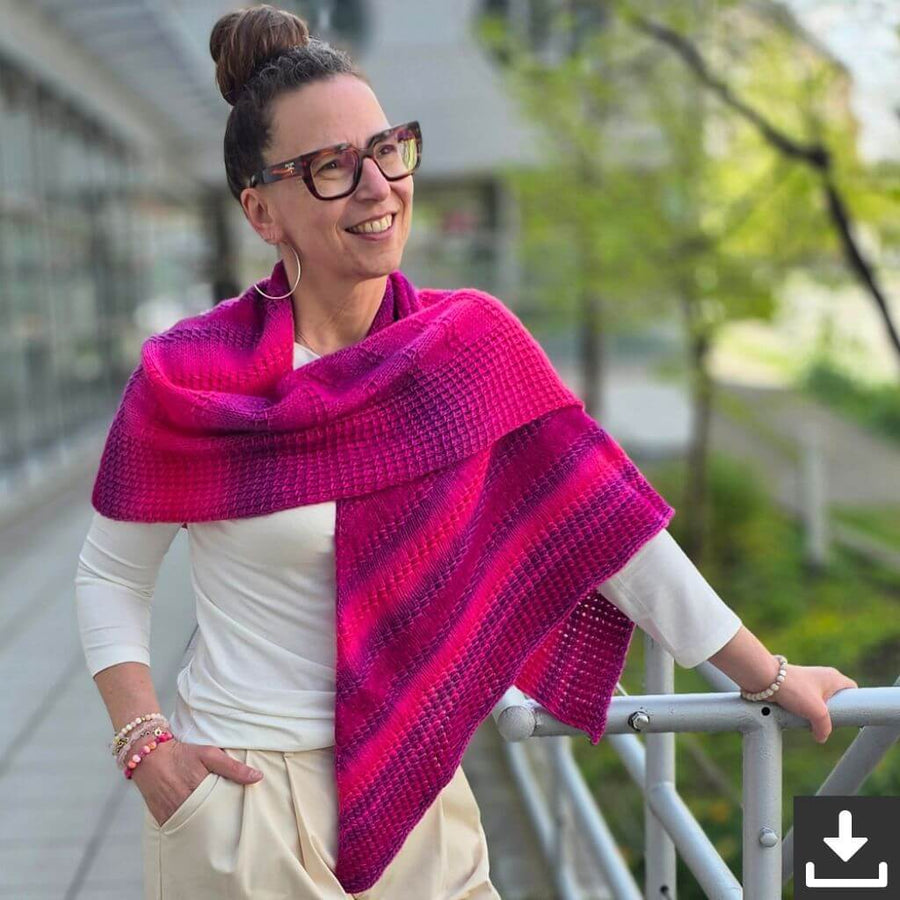 Joél Joél Design Pattern Tuch Halaka Strickanleitung - Joel Joel Design (PDF) Lieblingsgarn