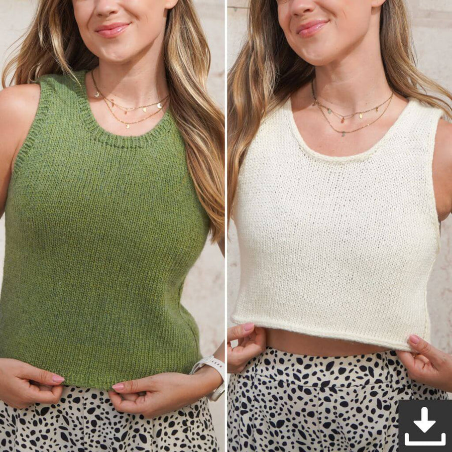 Judith Jelena Pattern Srithanu Top Strickanleitung - Judith Jelena (PDF) Lieblingsgarn