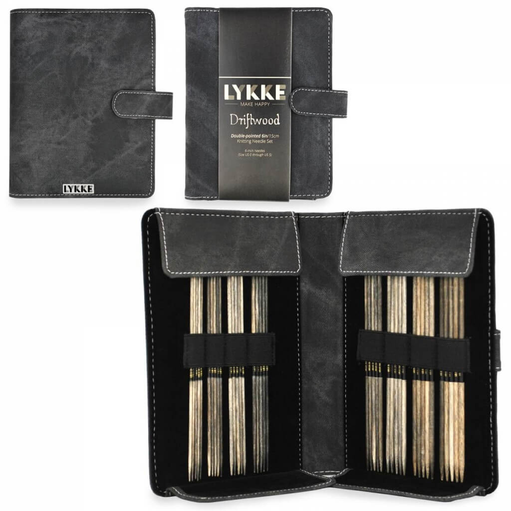 Lykke Needles Lykke Nadelspiel Set - Driftwood grau Lieblingsgarn