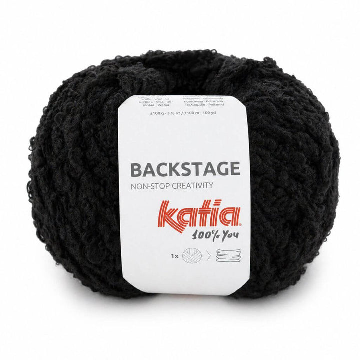Katia 0103 - Schwarz Katia Backstage Lieblingsgarn