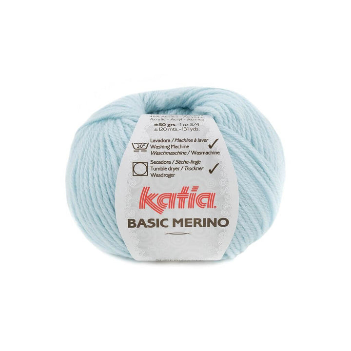 Katia 86 - Hellhimmelblau Katia Basic Merino 50 g Lieblingsgarn