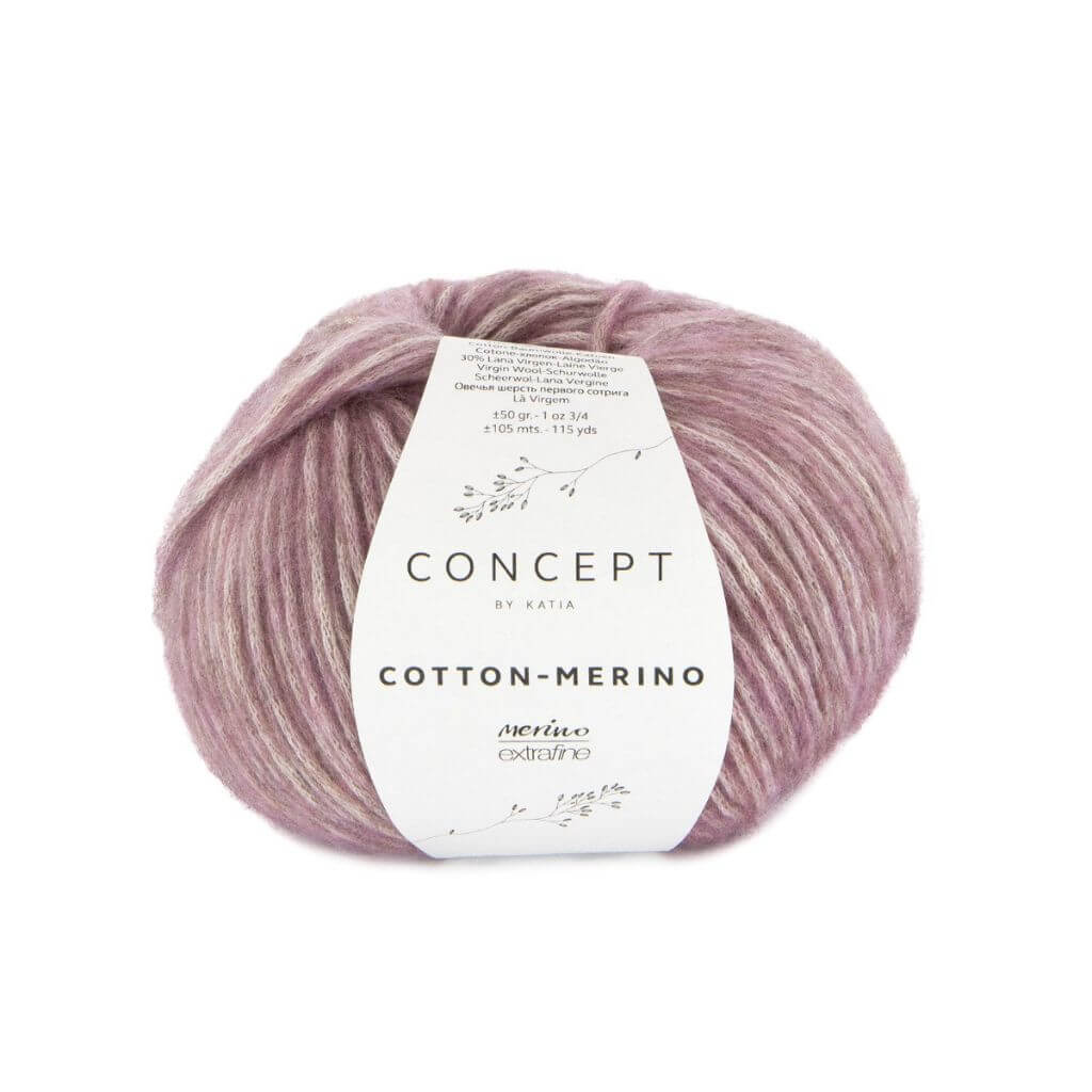 Katia 143 - Pastellviolett Katia Cotton Merino 50 g Lieblingsgarn