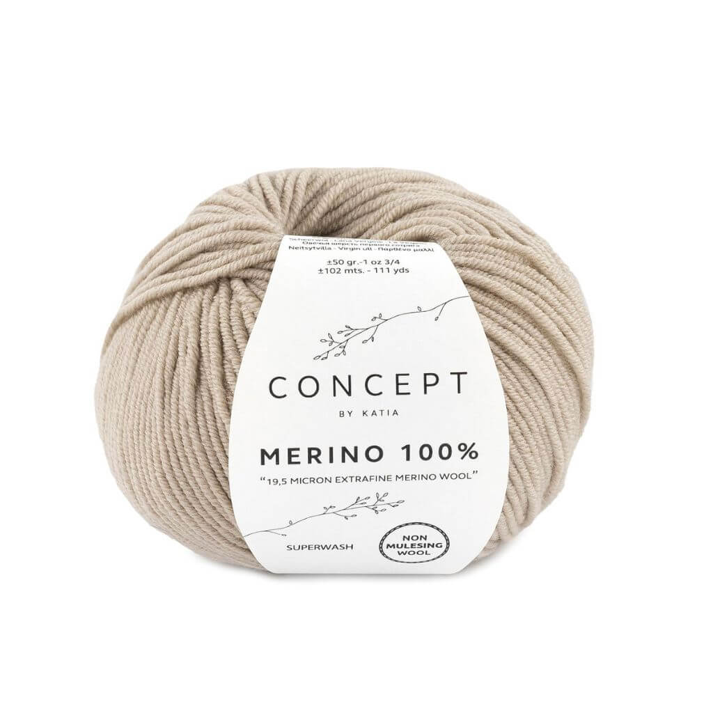 Katia 501 - Beige Katia Merino 100 % Lieblingsgarn