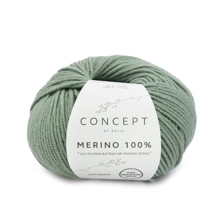 Katia 98 - Salbei Katia Merino 100 % Lieblingsgarn