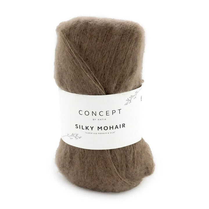 Katia 0129 - Graubraun Katia Silky Mohair Lieblingsgarn