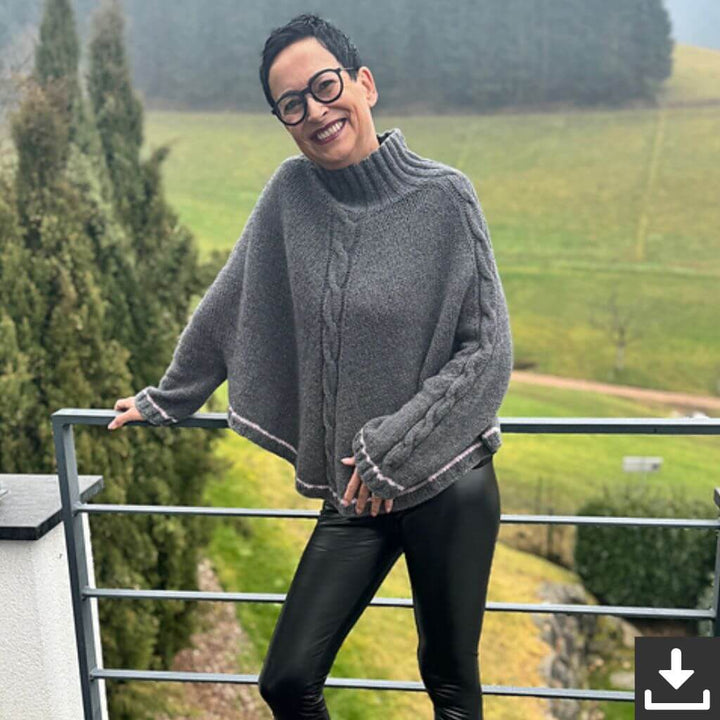 Kerstin Ritter Pattern Sansa Poncho Strickanleitung - Kerstin Ritter (PDF) Lieblingsgarn