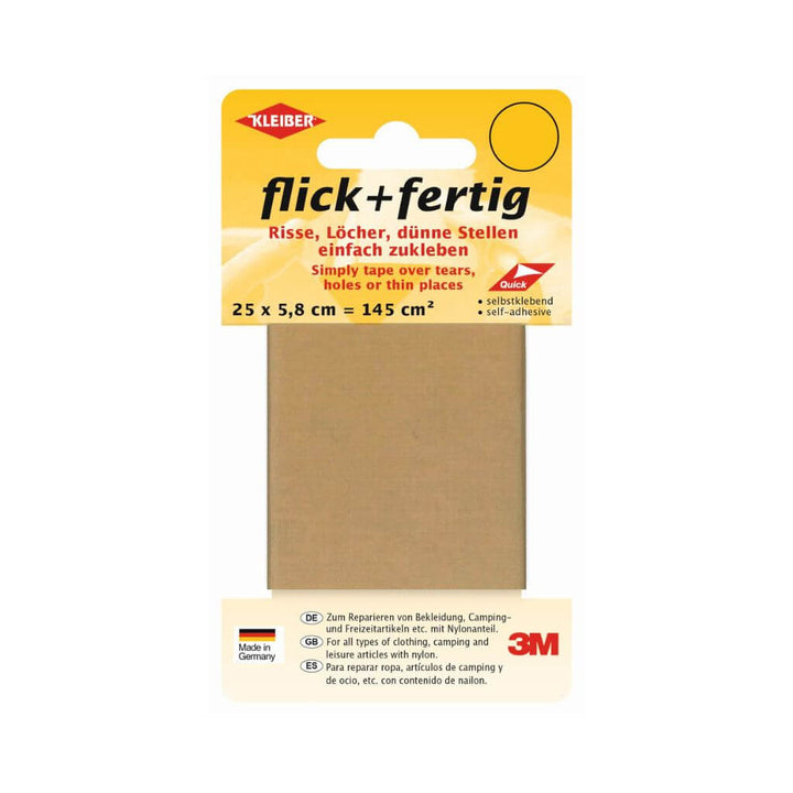 Kleiber beige Kleiber flick + fertig selbstklebendes Reparaturband Lieblingsgarn