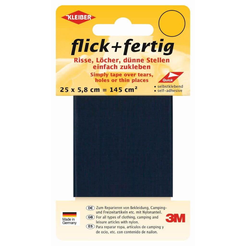 Kleiber dunkelblau Kleiber flick + fertig selbstklebendes Reparaturband Lieblingsgarn