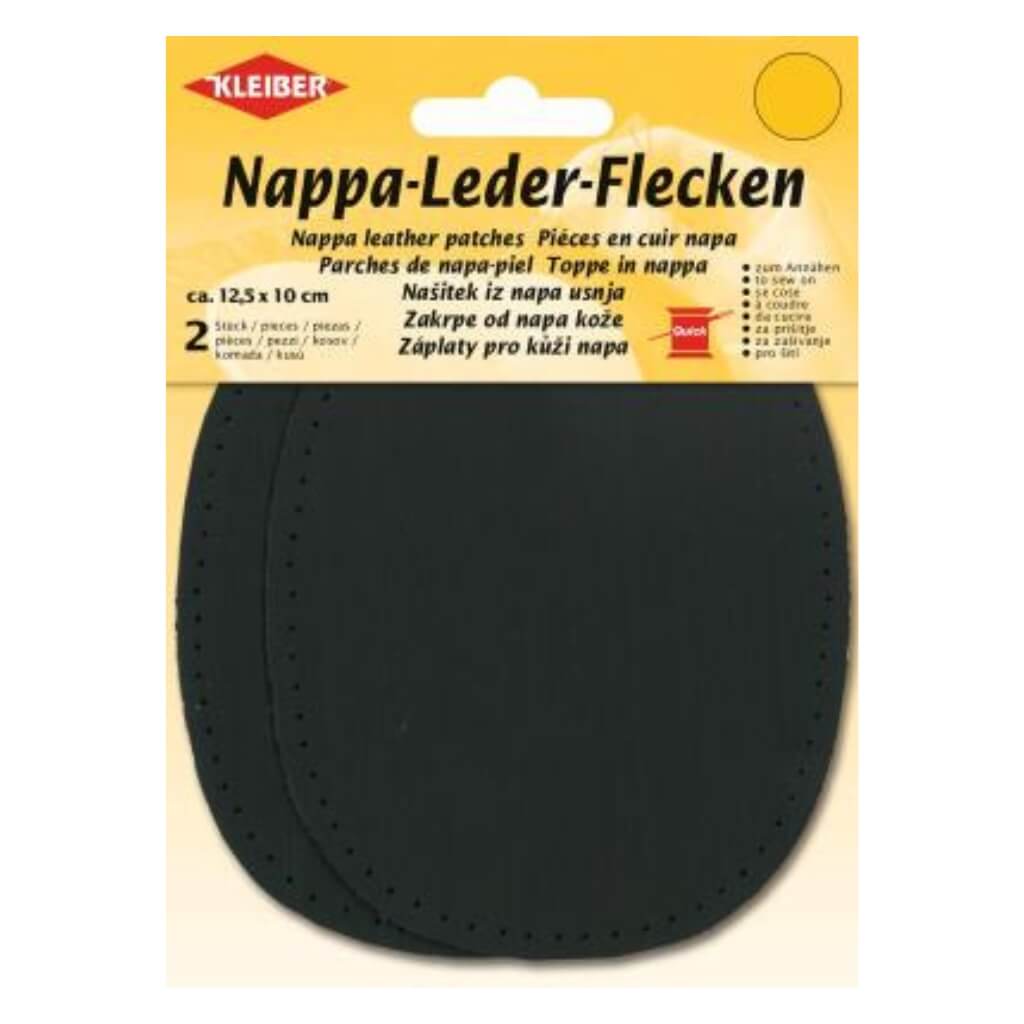 Kleiber Kleiber Nappa-Leder Flicken schwarz Lieblingsgarn