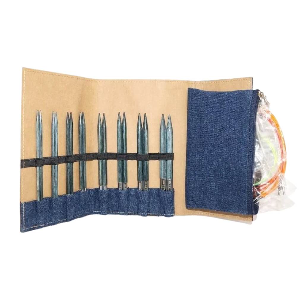 KnitPro Nadelspitzen-Set Indigo 128 mm Lieblingsgarn