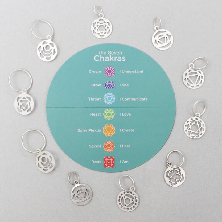 KnitPro KnitPro Mindful Chakra Maschenmarkierer 10 Stück Lieblingsgarn