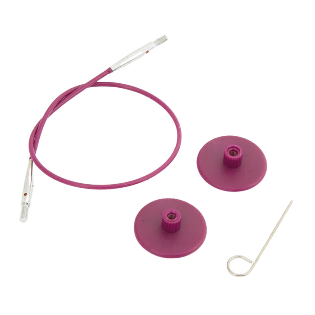 KnitPro Nadelseil 360° purple 40 cm - 150 cm