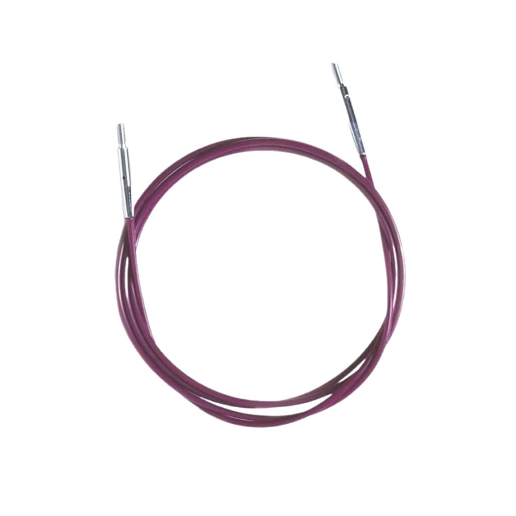 KnitPro 40 KnitPro Nadelseil Edelstahl purple 40 cm - 150 cm Lieblingsgarn