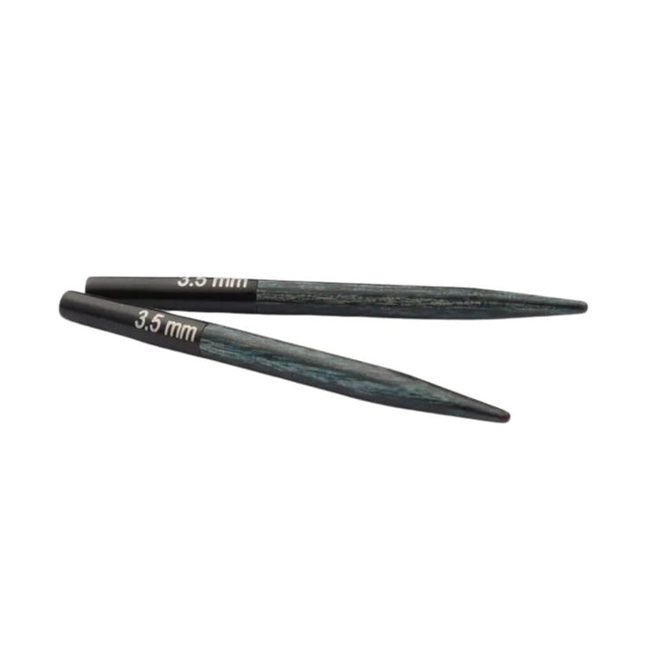 KnitPro 3,75 mm KnitPro Mini austauschbare Nadelspitzen Indigo Holz Lieblingsgarn