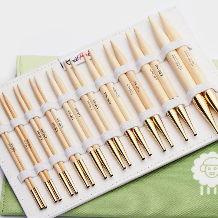 KnitPro KnitPro Bamboo Deluxe Nadelspitzen Set Lieblingsgarn