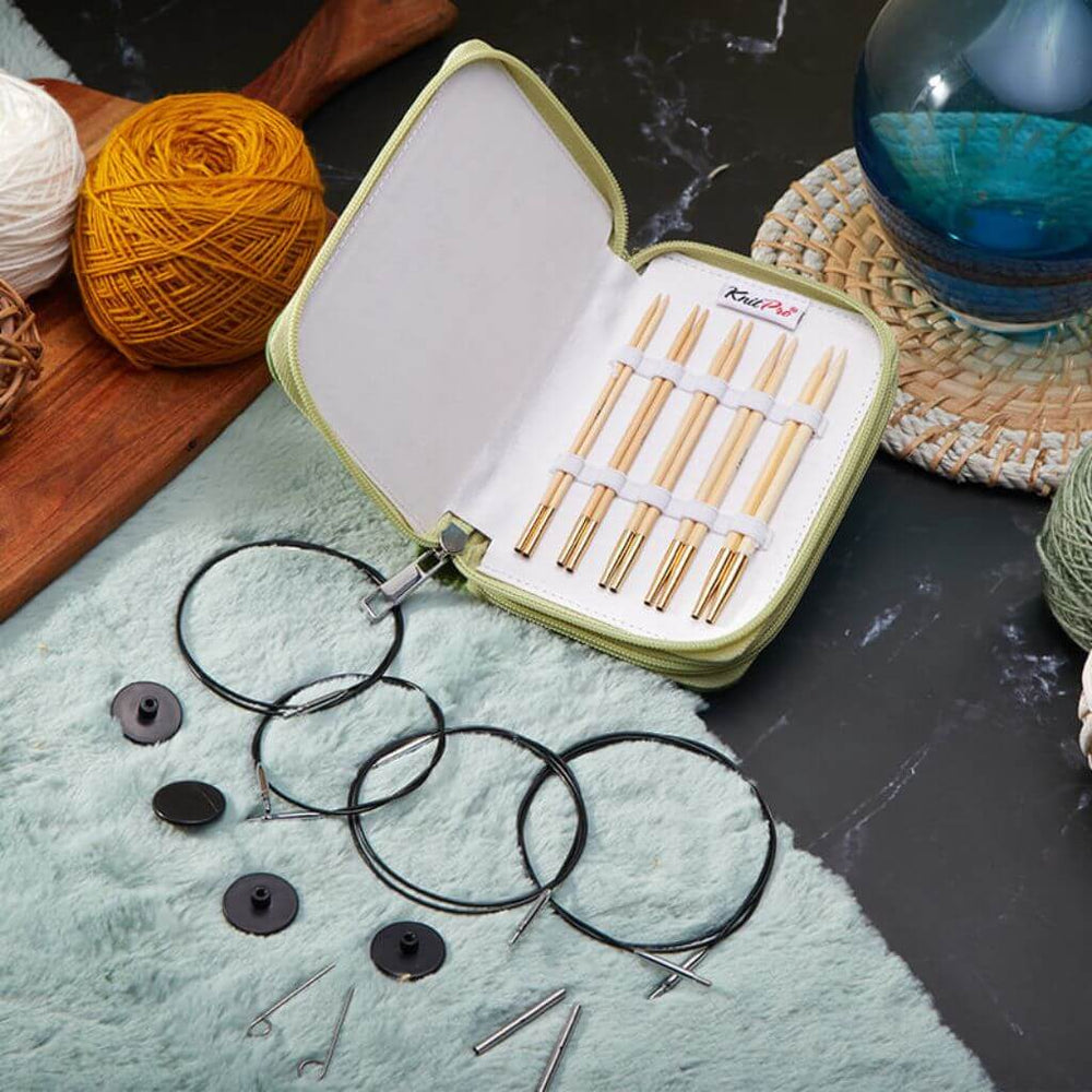 KnitPro Bamboo Nadelspitzen Set Starter bei bei bei bei bei bei bei bei bei bei Lieblingsgarn