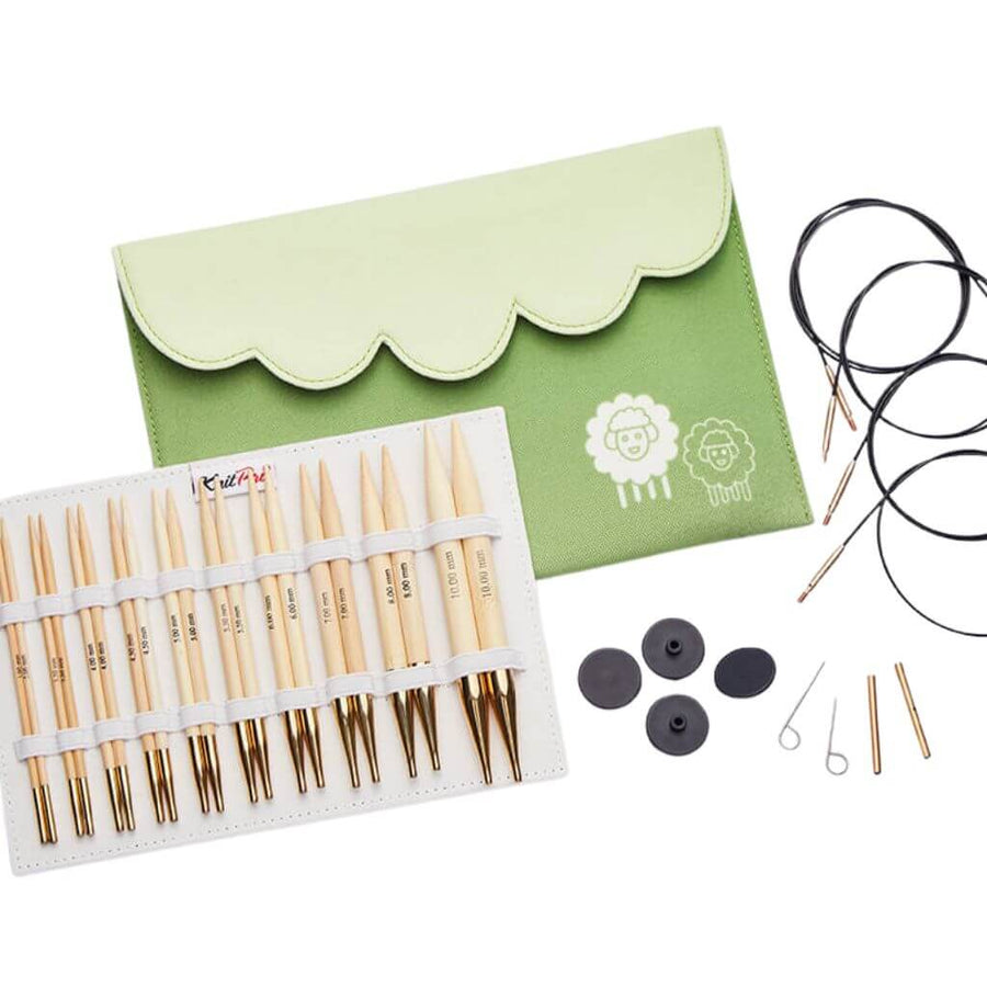 KnitPro Bamboo Deluxe Nadelspitzen Set bei bei bei bei bei bei bei bei bei bei bei bei Lieblingsgarn