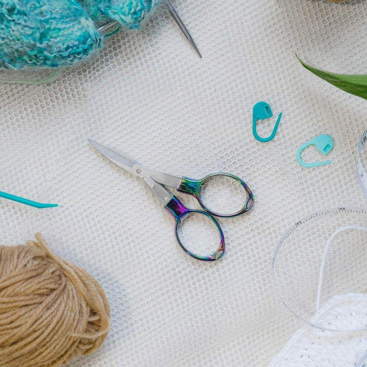 KnitPro Mindful Regenbogen-Faltschere Lieblingsgarn