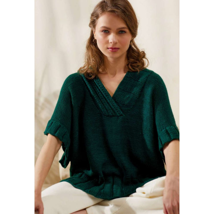 KnitPro Pattern Pullunder Ruffle Rib Strickanleitung - Knitpro (Heft) Lieblingsgarn