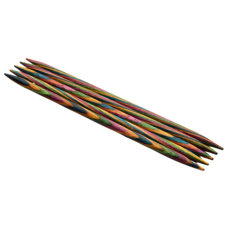 KnitPro Symfonie Strumpfstricknadeln 10 cm, Farbe 2 – Holz bei Lieblingsgarn