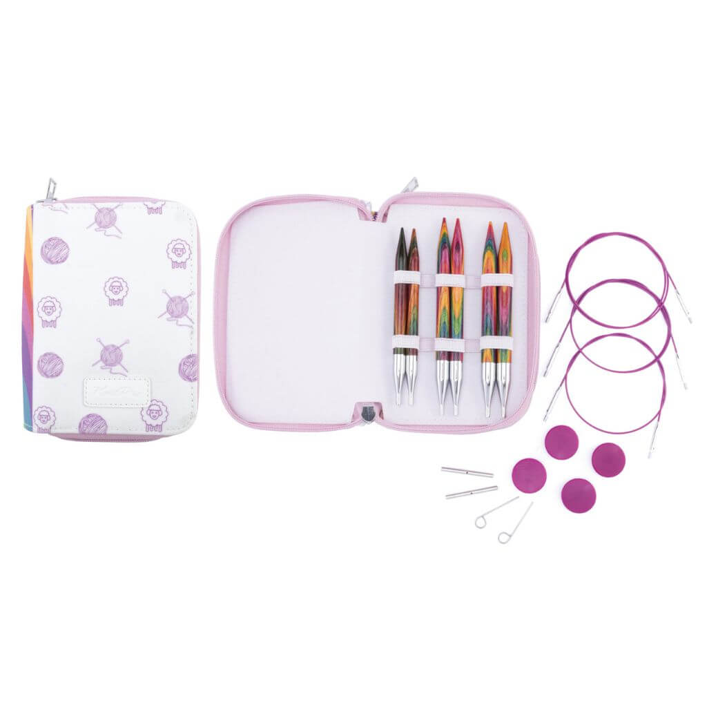 KnitPro KnitPro Nadelset Symfonie Holz 3 Paar, 9,0 - 12,0 mm + Zubehör Lieblingsgarn
