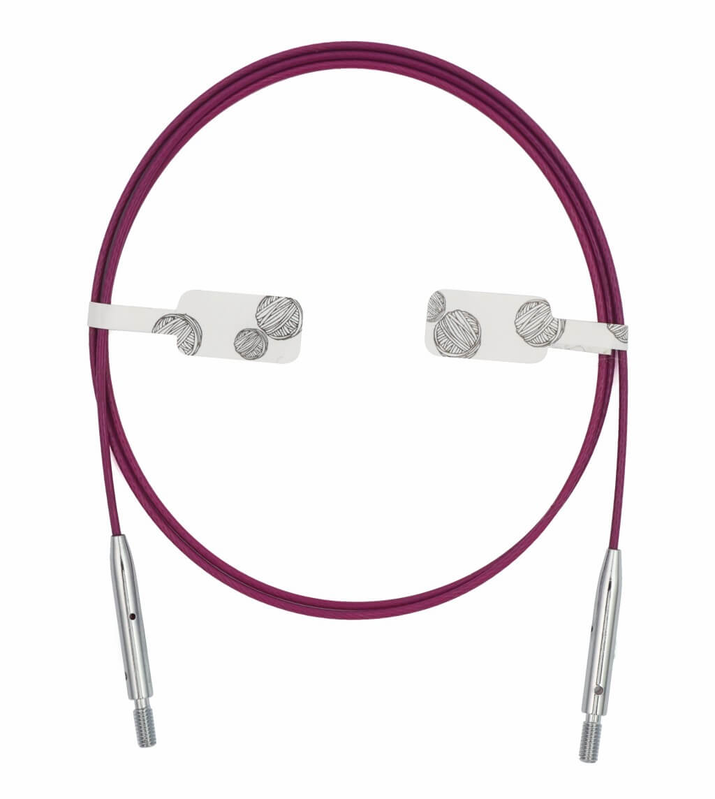 KnitPro 80 KnitPro Thin &amp; Flex Swivel Seil lila Lieblingsgarn