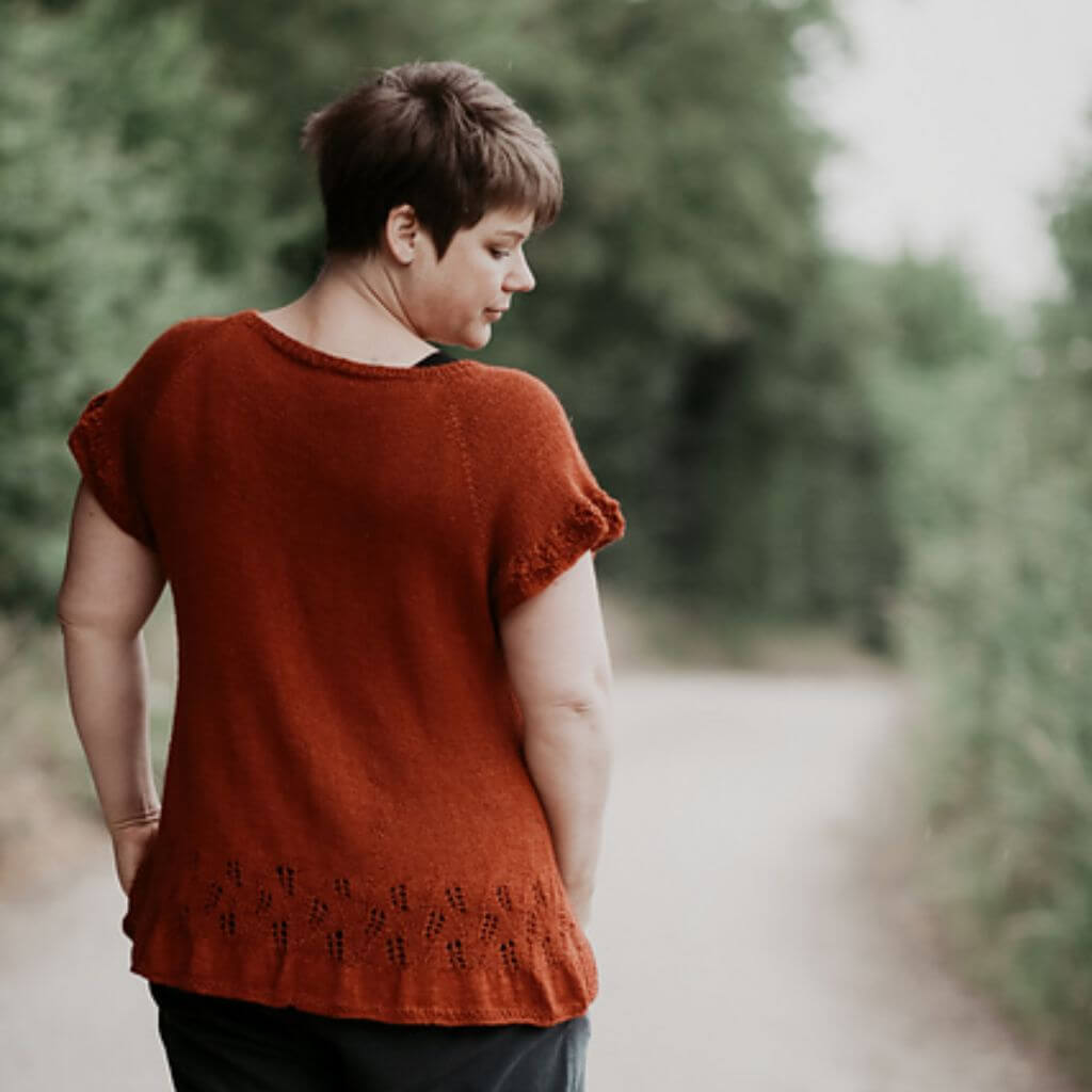 Inga Mallwitz Shirt Korn Blus Strickanleitung - Appelbanne Design (PDF) Lieblingsgarn