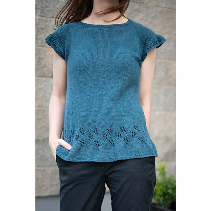 Inga Mallwitz Shirt Korn Blus Strickanleitung - Appelbanne Design (PDF) Lieblingsgarn