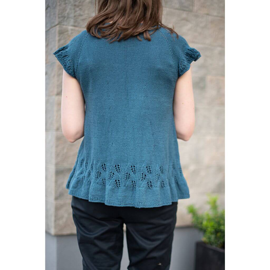 Inga Mallwitz Shirt Korn Blus Strickanleitung - Appelbanne Design (PDF) Lieblingsgarn