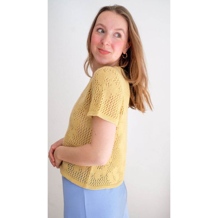 Kreativictoria Pattern In Bloom Tee Strickanleitung - Kreativictoria (PDF) bei bei bei bei bei bei bei bei bei Lieblingsgarn