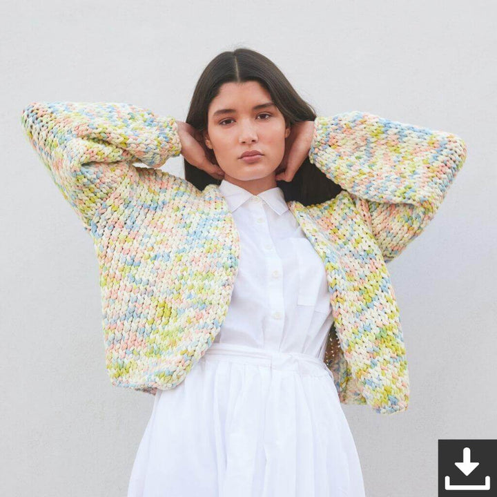 Lana Grossa Kurzer Cardigan Strickanleitung - Lana Grossa (Heft) Lieblingsgarn
