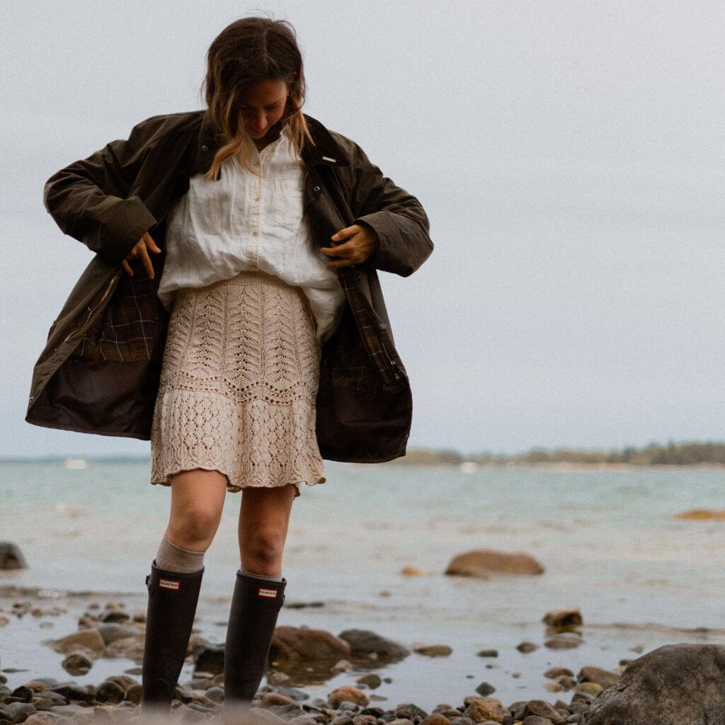 Seashore Skirt Strickanleitung - Kutovakika (PDF, englisch)