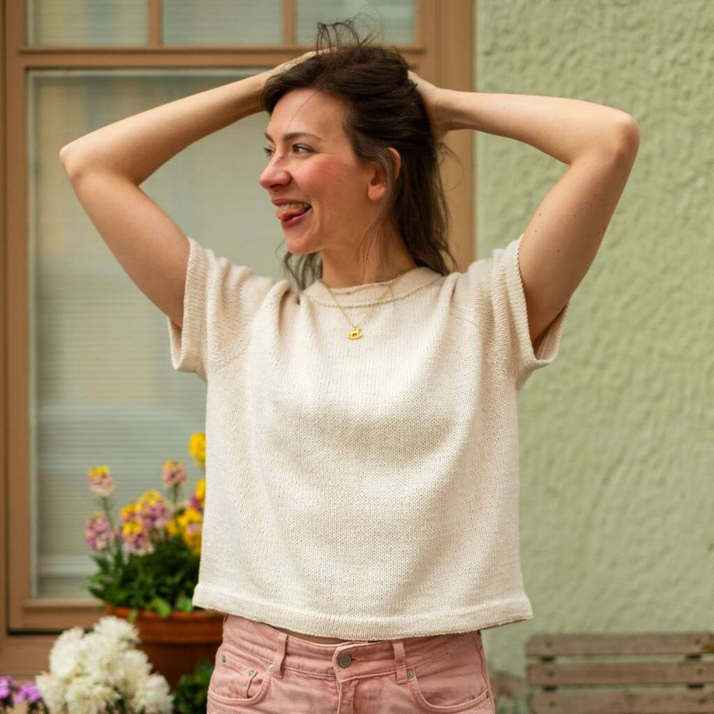 Vanilla Chilla Tee Strickanleitung - Kutovakika (PDF, englisch)