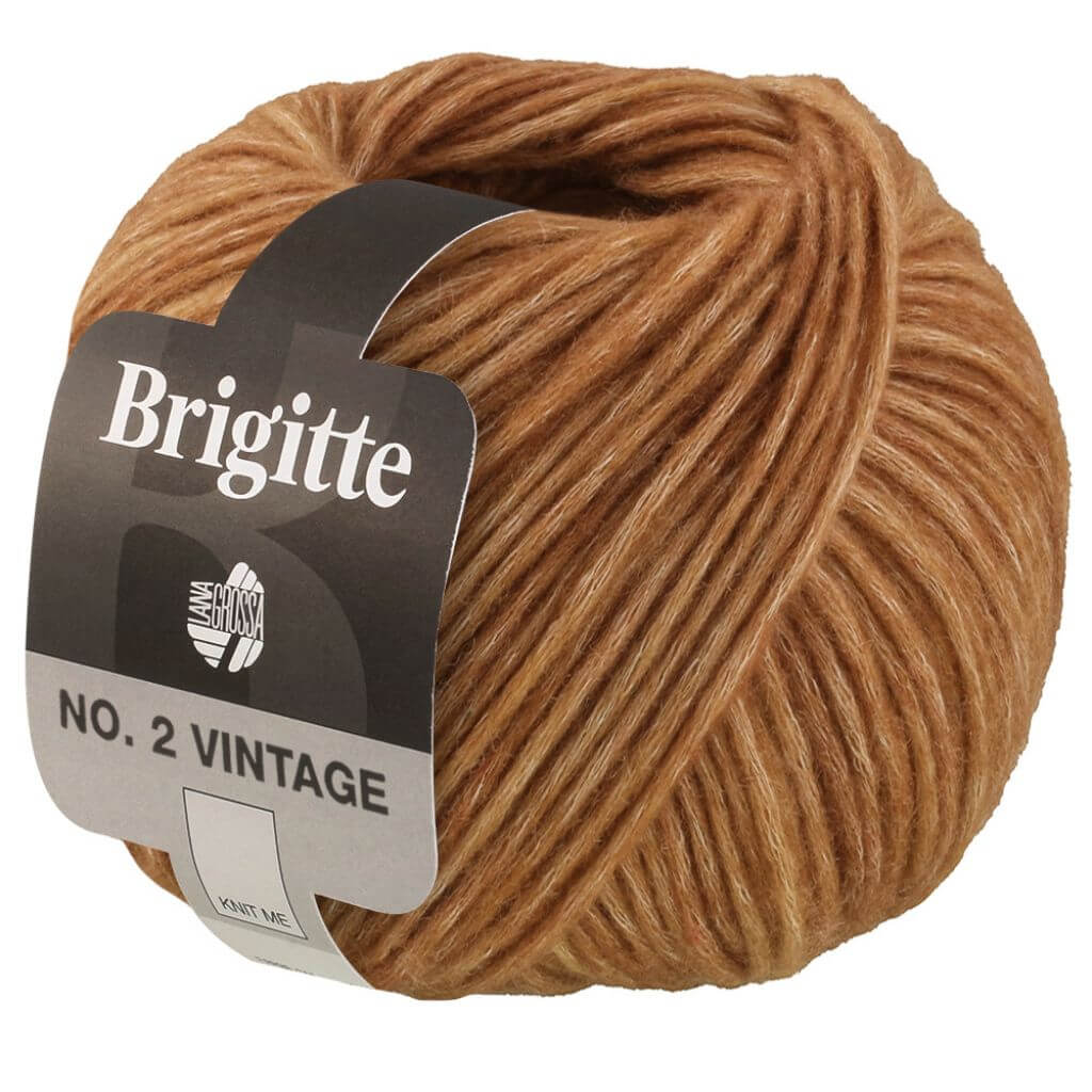 Lana Grossa 202 - Camel meliert Lana Grossa Brigitte No.2 Vintage Lieblingsgarn