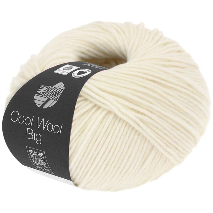 Lana Grossa 601 - Rohweiß Lana Grossa Cool Wool Big 50g Lieblingsgarn