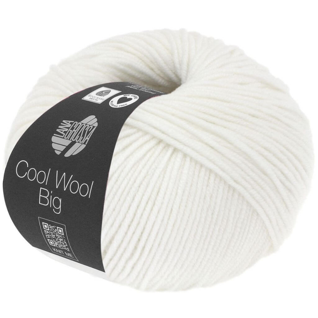 Lana Grossa 615 - Weiß Lana Grossa Cool Wool Big 50g Lieblingsgarn