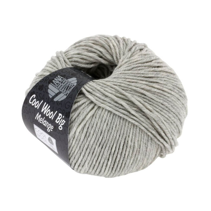 Lana Grossa 616 - Hellgrau meliert Lana Grossa Cool Wool Big 50g Lieblingsgarn