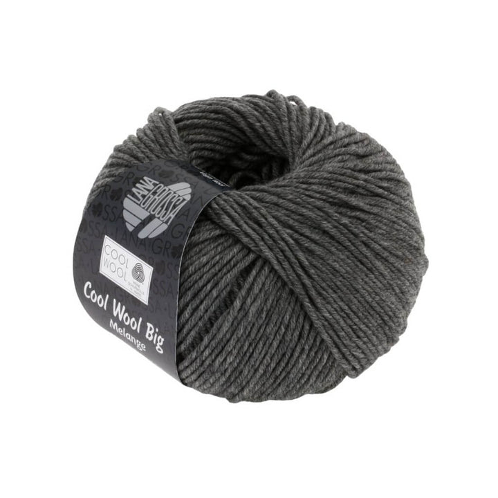 Lana Grossa 617 - Dunkelgrau meliert Lana Grossa Cool Wool Big 50g Lieblingsgarn