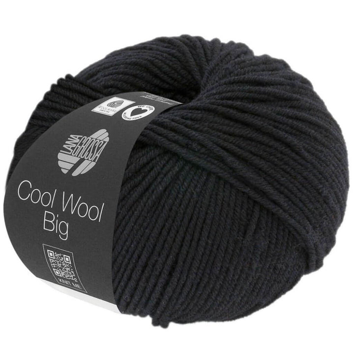 Lana Grossa 627 - Schwarz Lana Grossa Cool Wool Big 50g Lieblingsgarn